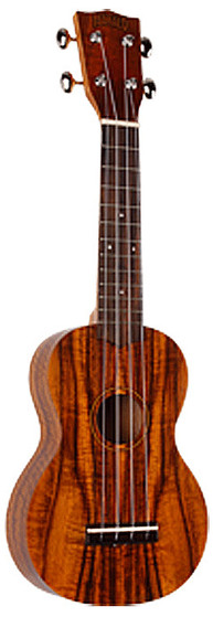 MAHALO Acacia Series Soprano Ukulele Natural Open Grain Satin.