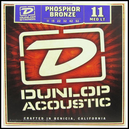 Dunlop   Acoustic Guitar Strings   11/52 (Medium Light)   Box of 12