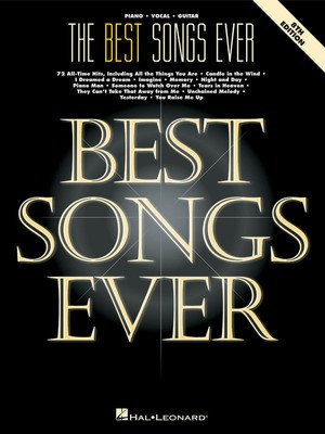 BEST SONGS EVER PVG 8TH EDITION PVG MUSIC BOOK