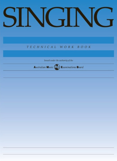 SINGING TECHNICAL WORKBOOK 1998 AMEB MUSIC BOOK