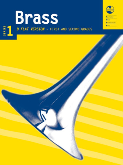 BRASS B FLAT GRADE 1 & 2 AMEB MUSIC BOOK