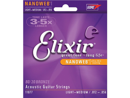 Elixir Acoustic Nano Light Med 12 56