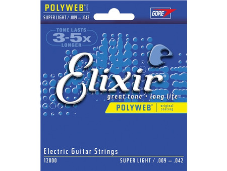 Elixir Electric Poly Super Light 9 42