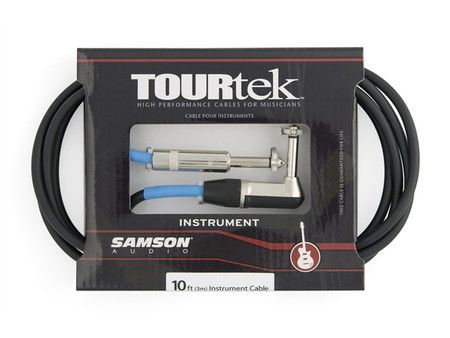 TourTek 10' Instrument Cable w/L Jack (3.05m)