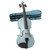 STENTOR   Harlequin Series. 1/2 size violin outfit. Metallic Light Blue.