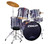 DXP  Pioneer  Series Rock Drumkit with Cymbals & Throne    3D Silver