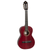 Valencia  ¾ size classical guitar   Transparent wine red.