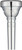 YAMAHA DAVID KING SIGNATURE CORNET MOUTHPIECE