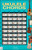 UKULELE CHORDS POSTER 22 X 34 SHEET MUSIC BOOK