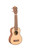 EU200S 1880 Ukulele Co. - 200 Series. Soprano. $199.00 *

Solid spruce top, mahogany back and sides.

Arched back. Black walnut with pearl top

binding and black walnut back binding. Okume

neck with black walnut fingerboard and pearloid

dot inlays. Pearl inlaid soundhole rosette. Black

walnut bridge. Graph Tech Canada, NuBone

XB compensated saddle and bone nut. Chrome

Waverly style open gear machine heads. Aquila

strings. 15 nickel frets. 346mm scale. Black printed

display box. Natural satin