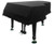 Fitted Cover for Grand Piano - Black GP3
