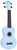 MAHALO Rainbow Series Soprano Ukulele Light Blue.