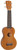 MAHALO Kahiko Plus Series Soprano Ukulele Wide Neck Model Transparent Brown.