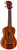 MAHALO Acacia Series Soprano Ukulele Natural Open Grain Satin.
