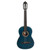 VALENCIA   4/4 size classical guitar. Transparent Blue.