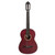 VALENCIA   4/4 size classical guitar.  Transparent Wine Red.