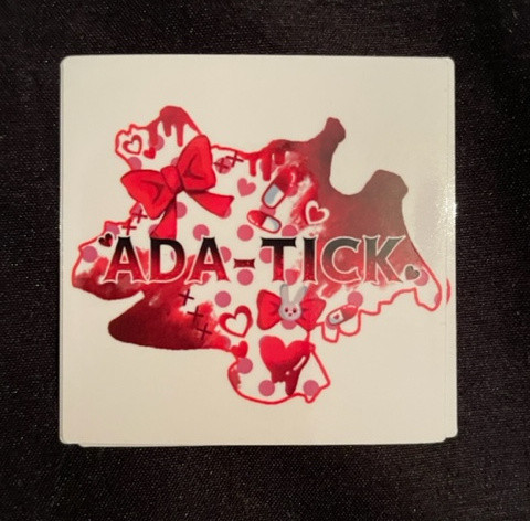 Miyabi Sakura Sticker "ADA-TICK"