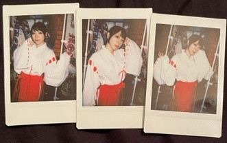 OTAMA BOMBER-Exceptional Imperial Collection (Instant Photo) COSPLAY "SHRINE MAIDEN" CHEKI