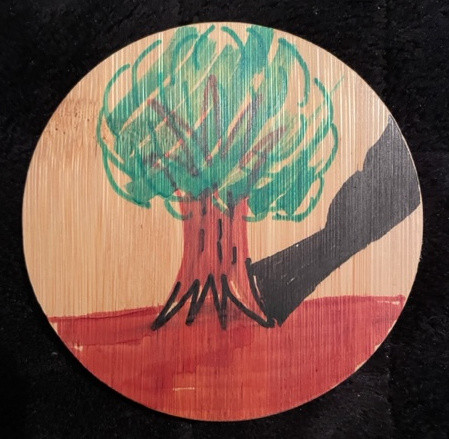 Miho- "The Tree and its Shade" Coaster