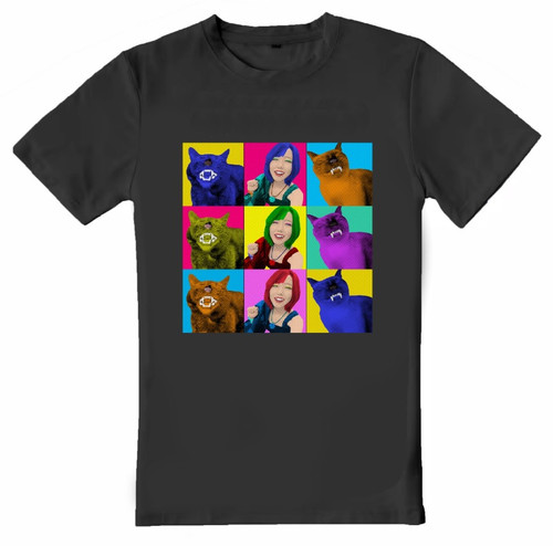 MIHO- "NEKO WARHOL" T-SHIRT