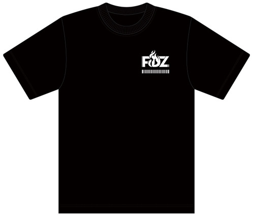 FIDZ - "FROM CLUB ASIA TO ASIA" BLACK SHIRTS -XL