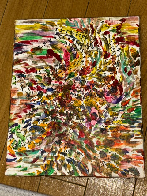 ROKU CHAN - "PHOENIX" PAINTING