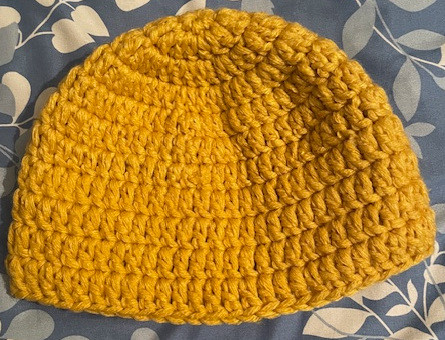 HEISEI HAKA ARASHI MIO YUZUKI SELF-MADE KNITTED HAT - Gold Yellow