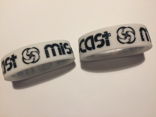 Miscast Wristband - White