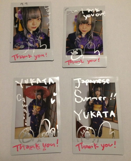 Mugi Tsukimi- LAST QUESTION "SIGNED YUKATA" Cheki