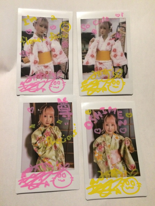 Misuzu Momoi- LAST QUESTION "SIGNED YUKATA" Cheki