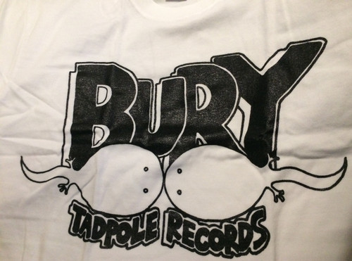 Bury T-shirt "LOGO with TADPOLE RECORDS" Shirt