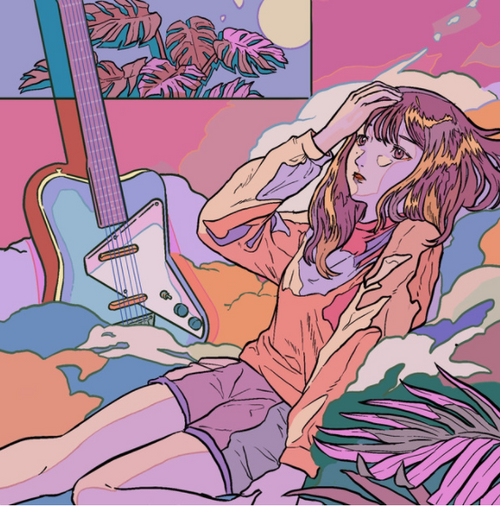 YONEKO - "I Have a Little Hangover" CD Square Sticker