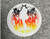 Satanic Punish  CD - EU MEMORIAL LARGE PIN VERSIONS A, B, C, D