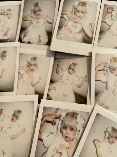 MICHELLE- The Devil's Killing Merry-Go-Round "WHITE OUTFIT" cheki