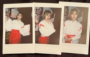 MIO MITO-Exceptional Imperial Collection (Instant Photo) COSPLAY "SHRINE MAIDEN" CHEKI