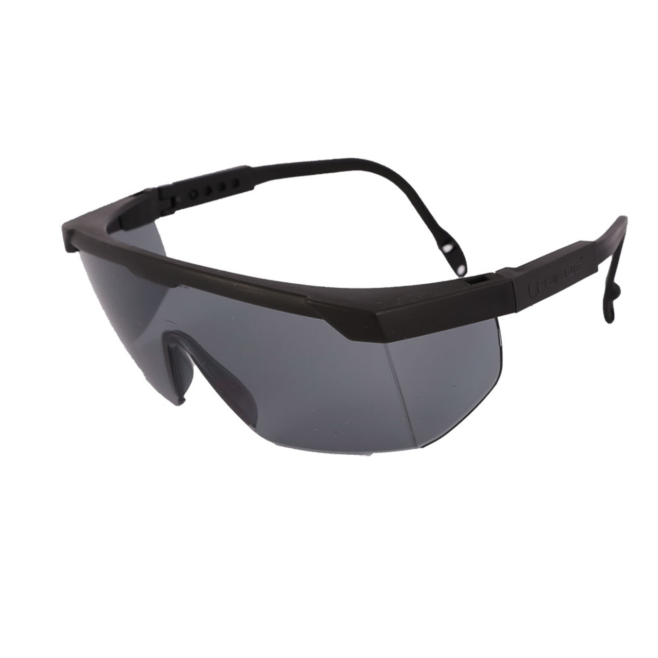 Libus USA 900498 Argon Safety Glasses - Black Frame - Grey Anti