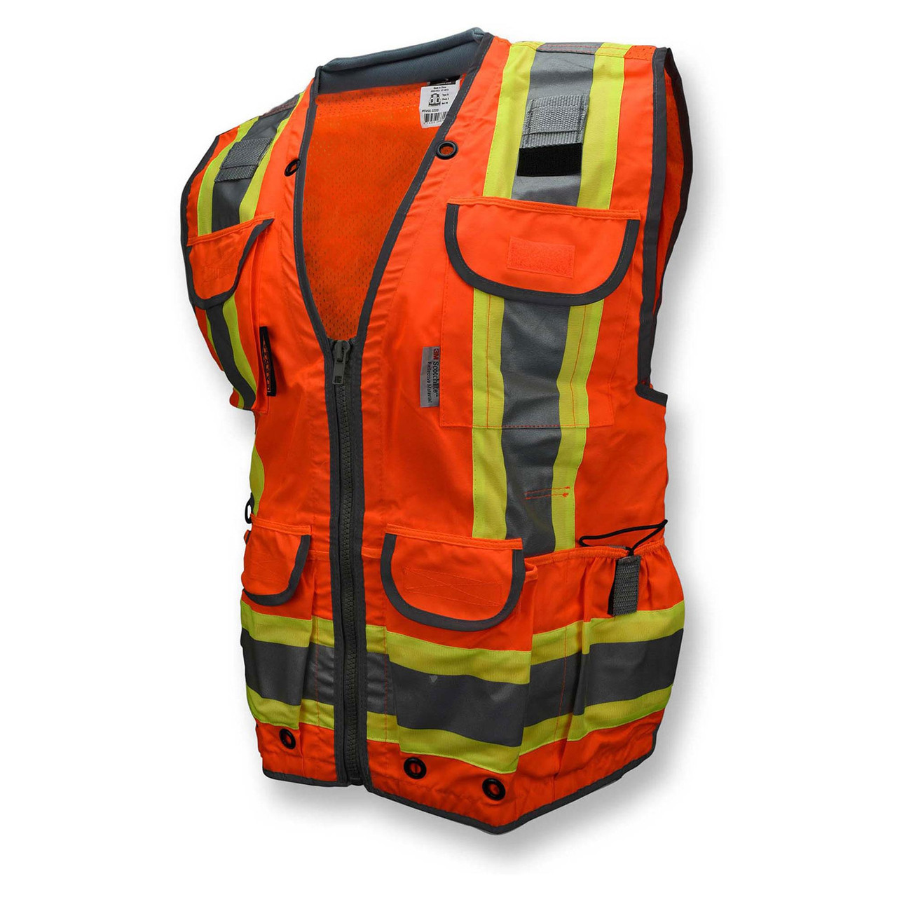 Radians SV55 Type R Class 2 Heavy Duty Two-Tone Engineer Safety Vest
