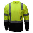 Radians ST21B Type R Class 3 Long Sleeve Safety Shirt - Lime