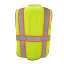Ironwear Safety, Class 2 Vest, Model 1241-Z-RD-CID Lime Mesh Class 2 Premium