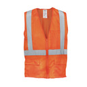 Ironwear 1284 Class 2 Safety Vest with Zipper, 100% Polyester - Orange