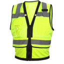 RVZ28 Type R Class 2 Heavy Duty Surveyor Zipper Safety Vest