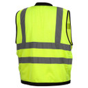 RVZ28 Type R Class 2 Heavy Duty Surveyor Zipper Safety Vest