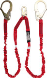 Palmer Safety, Lanyard 6' Internal Shock Absorber with Rebar Hook Dual Leg