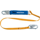 Werner® 6ft DeCoil Lanyard (DCELL Shock Pack, 1in Web, Snap Hook)