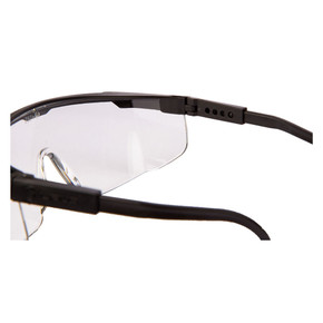 Libus USA 900498 Argon Safety Glasses - Black Frame - Grey Anti-Fog Lens