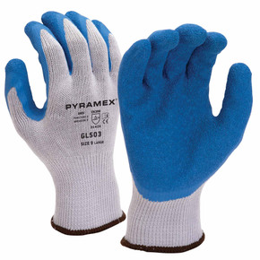 Pyramex GL503 Crinkle Latex Work Gloves