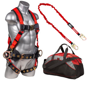 Pro Compliance Kit - Harness, Dual Leg Lanyard Rebar Hook and