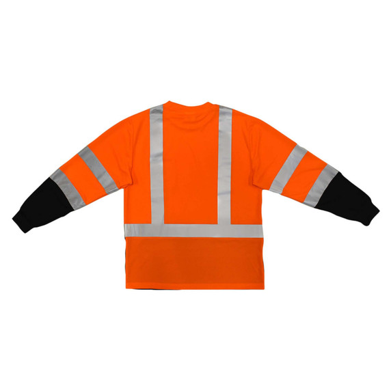 Radians ST21B Type R Class 3 Long Sleeve Safety Shirt - Orange