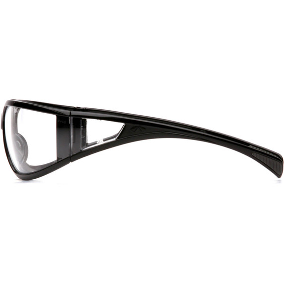 SB5110DT Exeter Safety Glasses - Black Frame - Clear H2X Anti-Fog Lens