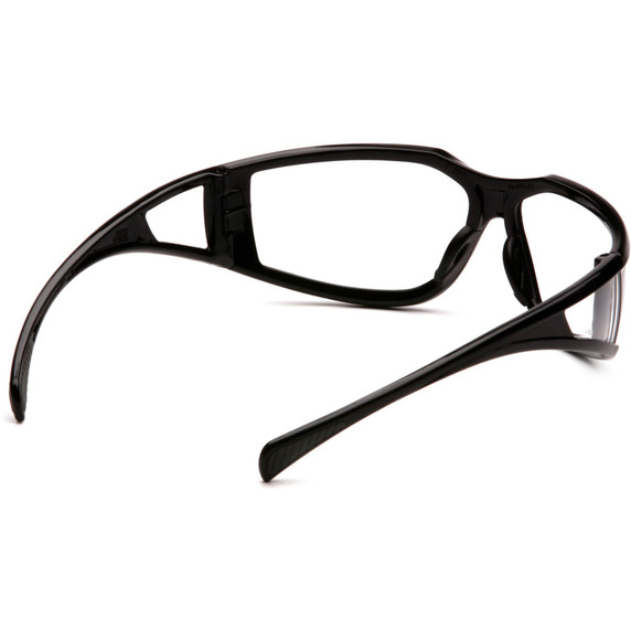 SB5110DT Exeter Safety Glasses - Black Frame - Clear H2X Anti-Fog Lens
